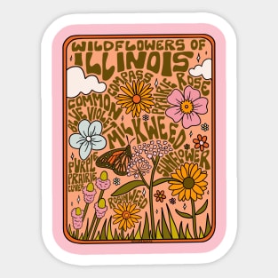 Wildflowers of Illinois Sticker